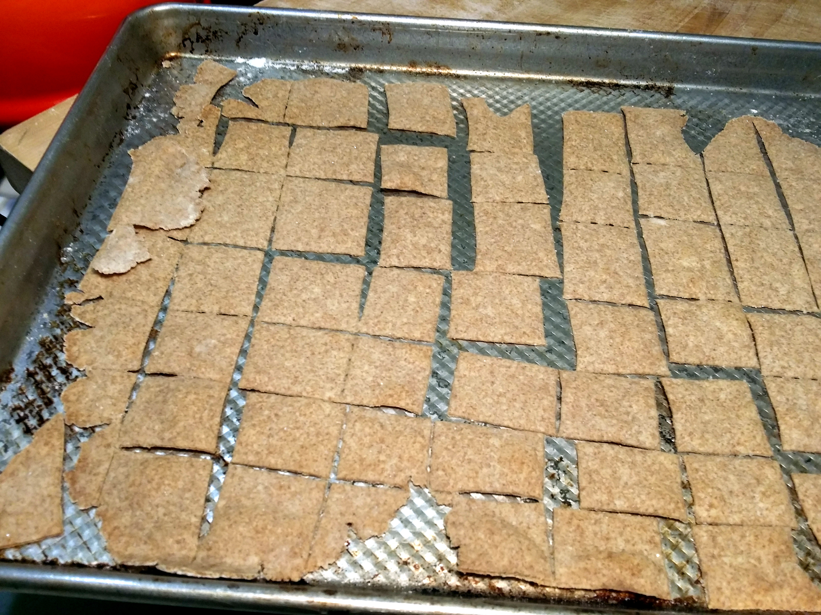 baked crackers
