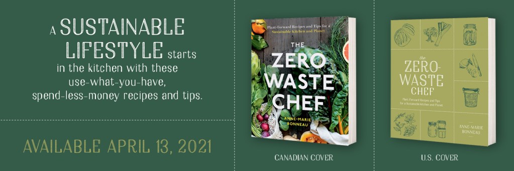 The Zero-Waste Chef cookbook covers